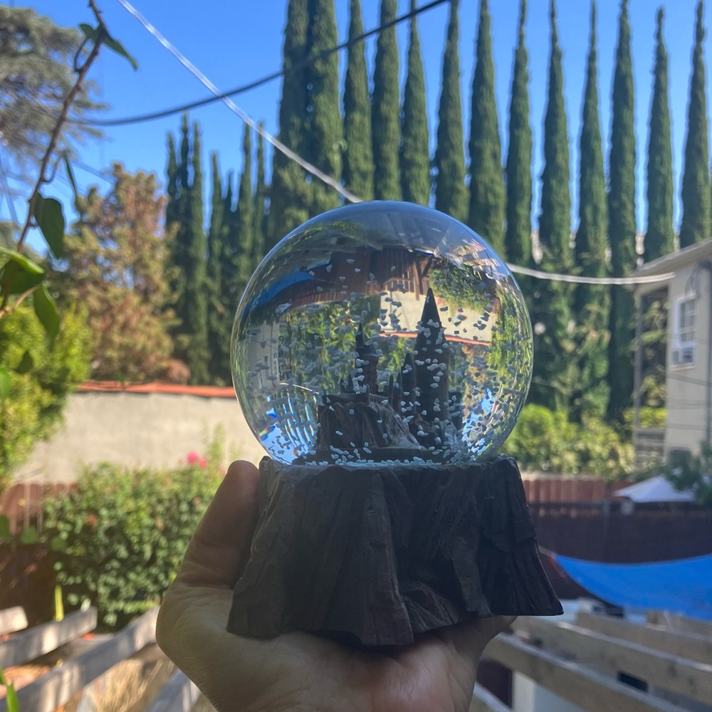 Universal Snow Globe with Brown Base